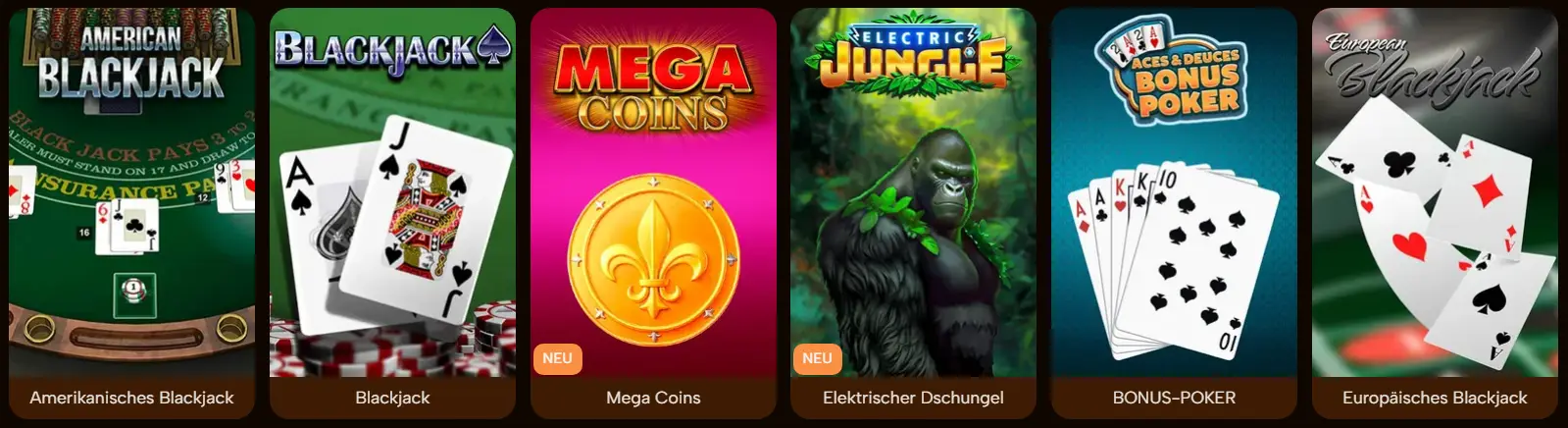 Strikerroomz Casino Tischspiele